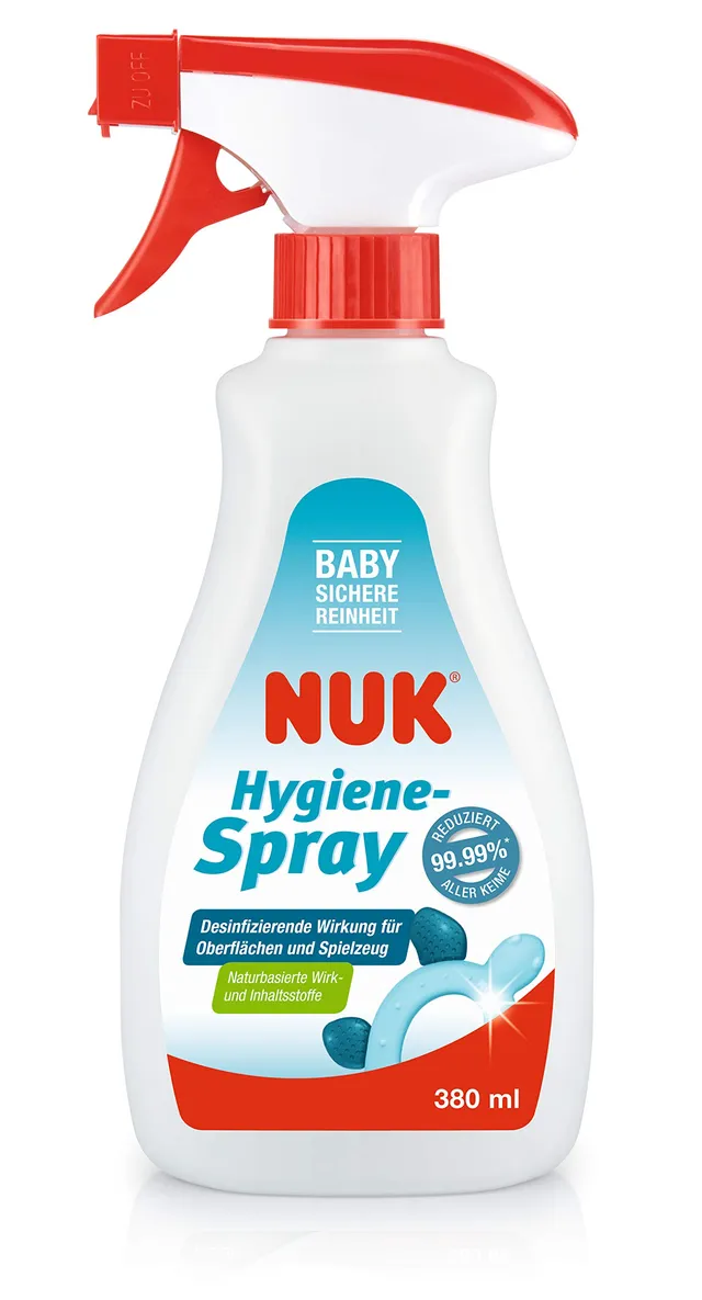 nuk-hygiene-spray-desinfizierendes-spray-f-r-oberfl-chen-und-spielzeug-380-ml image 1