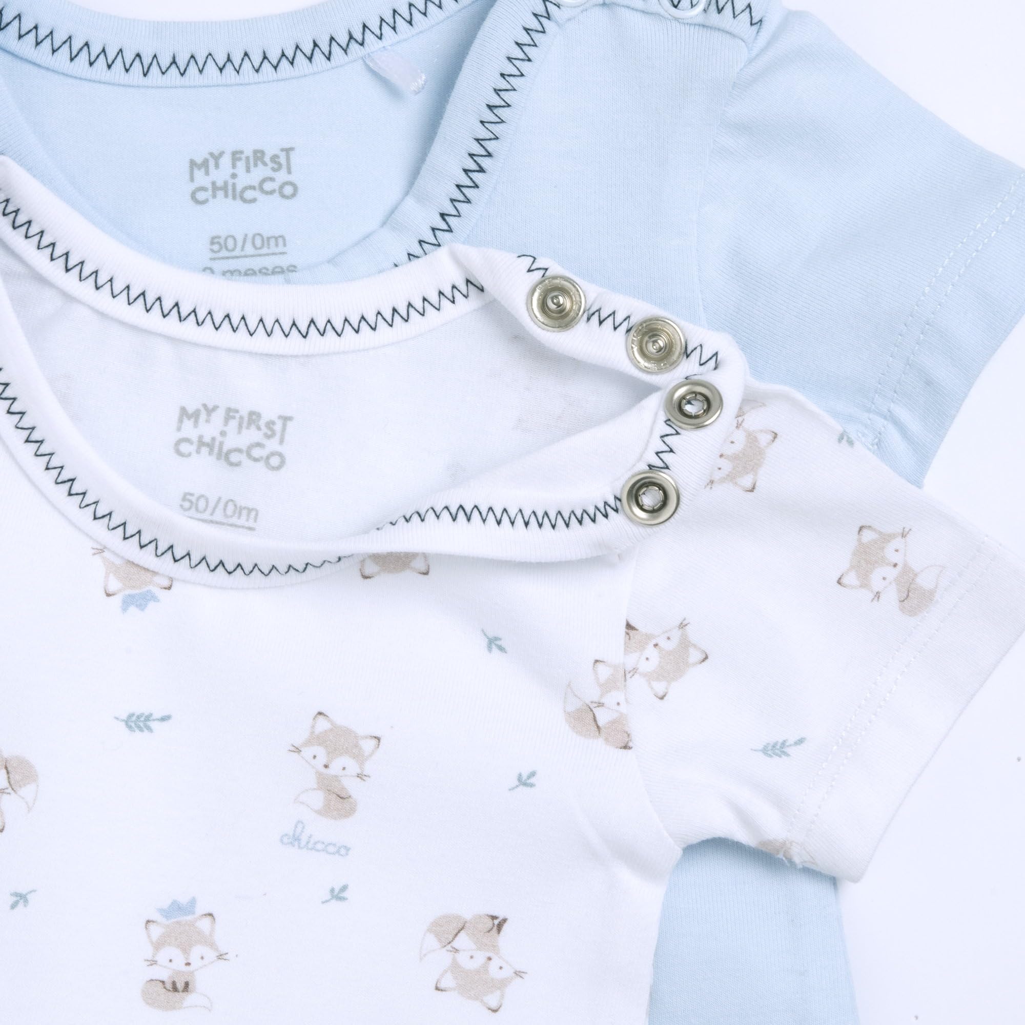 chicco-baby-body-set-mit-kurzarm-bodys-aus-weichem-stoff-2-teilig-designed-in-it image 3