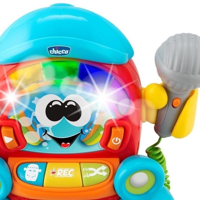 chicco-dj-karaoke-musikspielzeug-mit-mikrofon-und-stimmverzerrer image 4