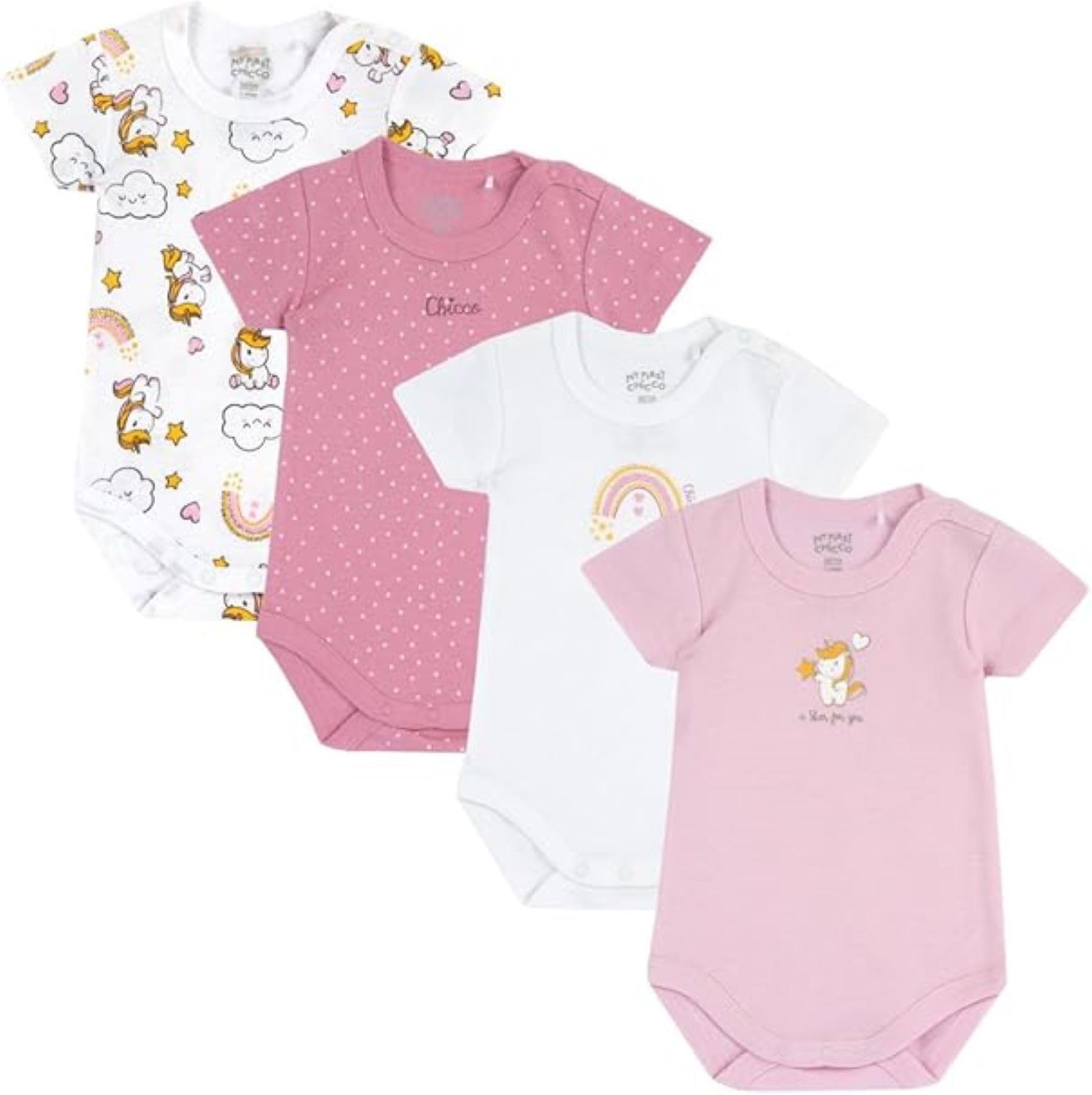 chicco-baby-body-m-dchen-4er-set-kurzarm-aus-100-baumwolle-0-24-monate image 8