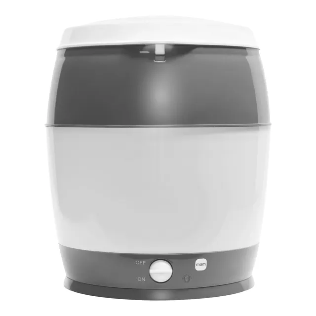 mam-elektrischer-dampfsterilisator-f-r-babyflaschen-grau-inkl-zange image 1
