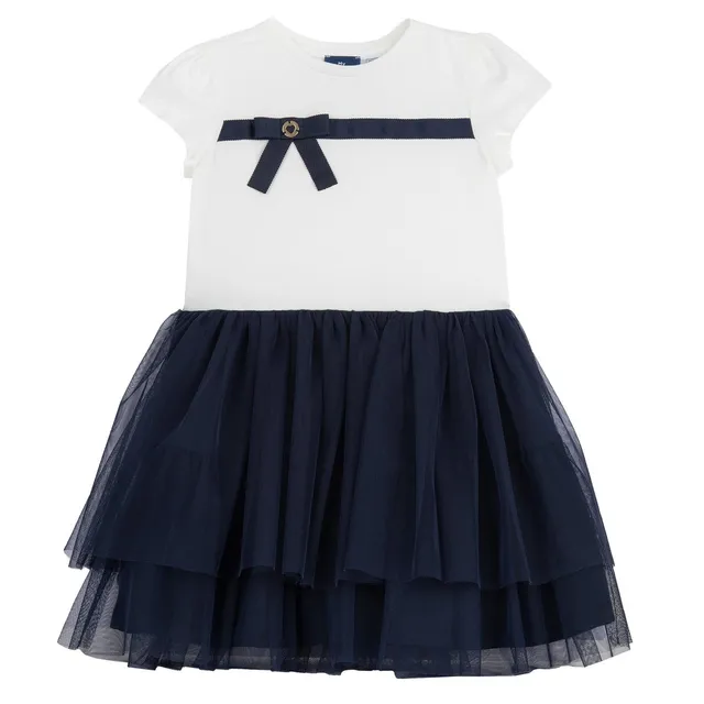 chicco-m-dchen-kleid-elegantes-kurzarm-kleid-aus-leichter-baumwolle-ideal-als-fe-3 image 1
