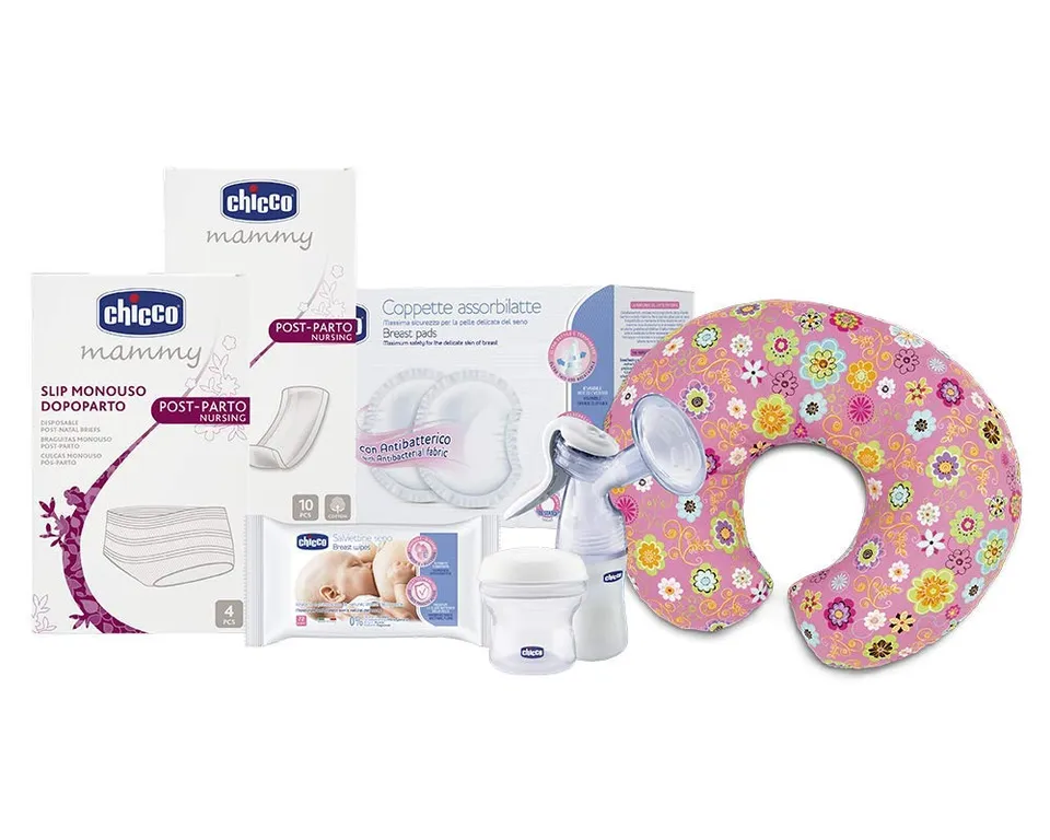 chicco-komplettes-mutter-set-post-parto-slips-stilleinlagen-milchpumpe-boppy-kis image 1
