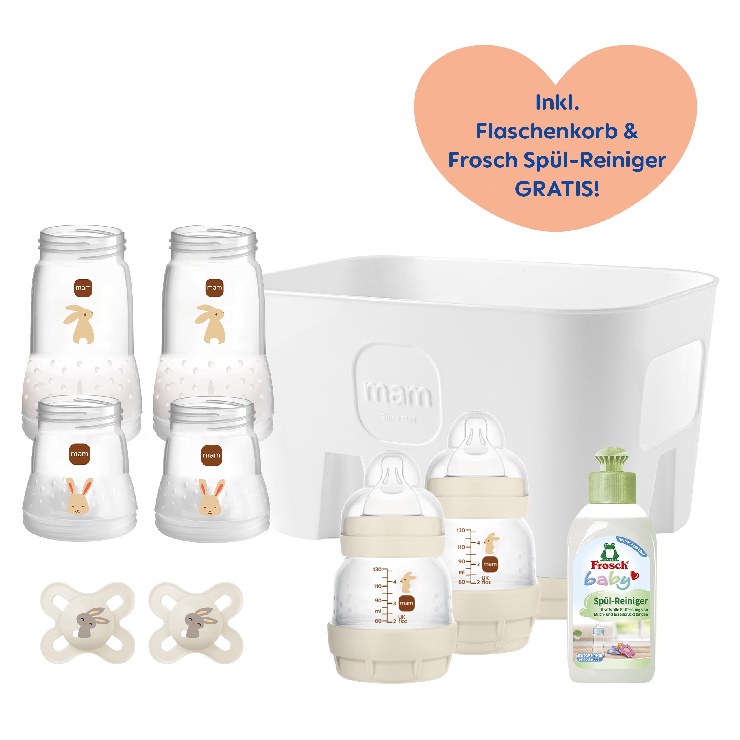 mam-easy-start-anti-colic-set-0-monate-beige-2-flaschen-2-schnuller image 2