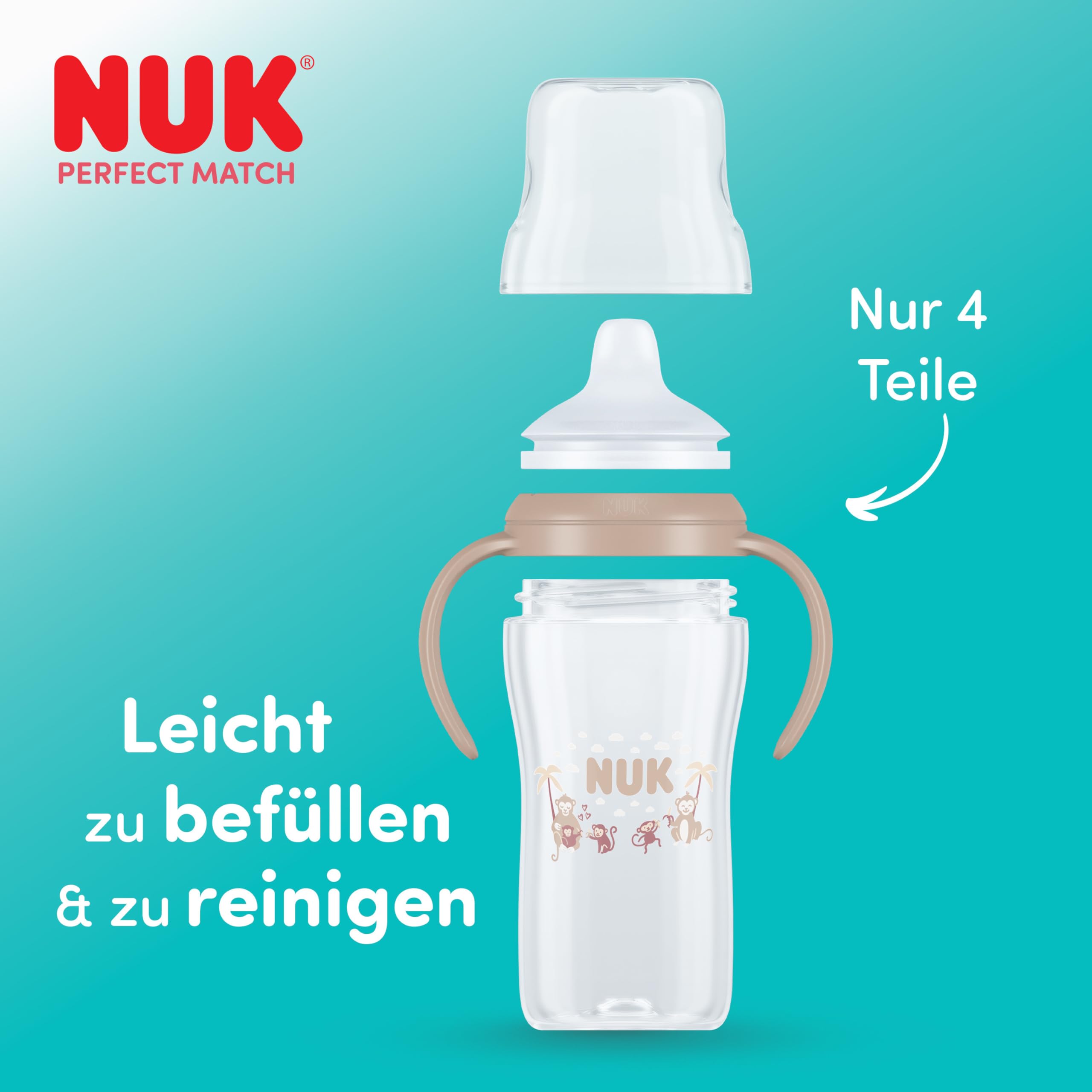 nuk-perfect-match-trinklernflasche-150-ml-6-monate-disney-i-ah-auslaufsicher image 7