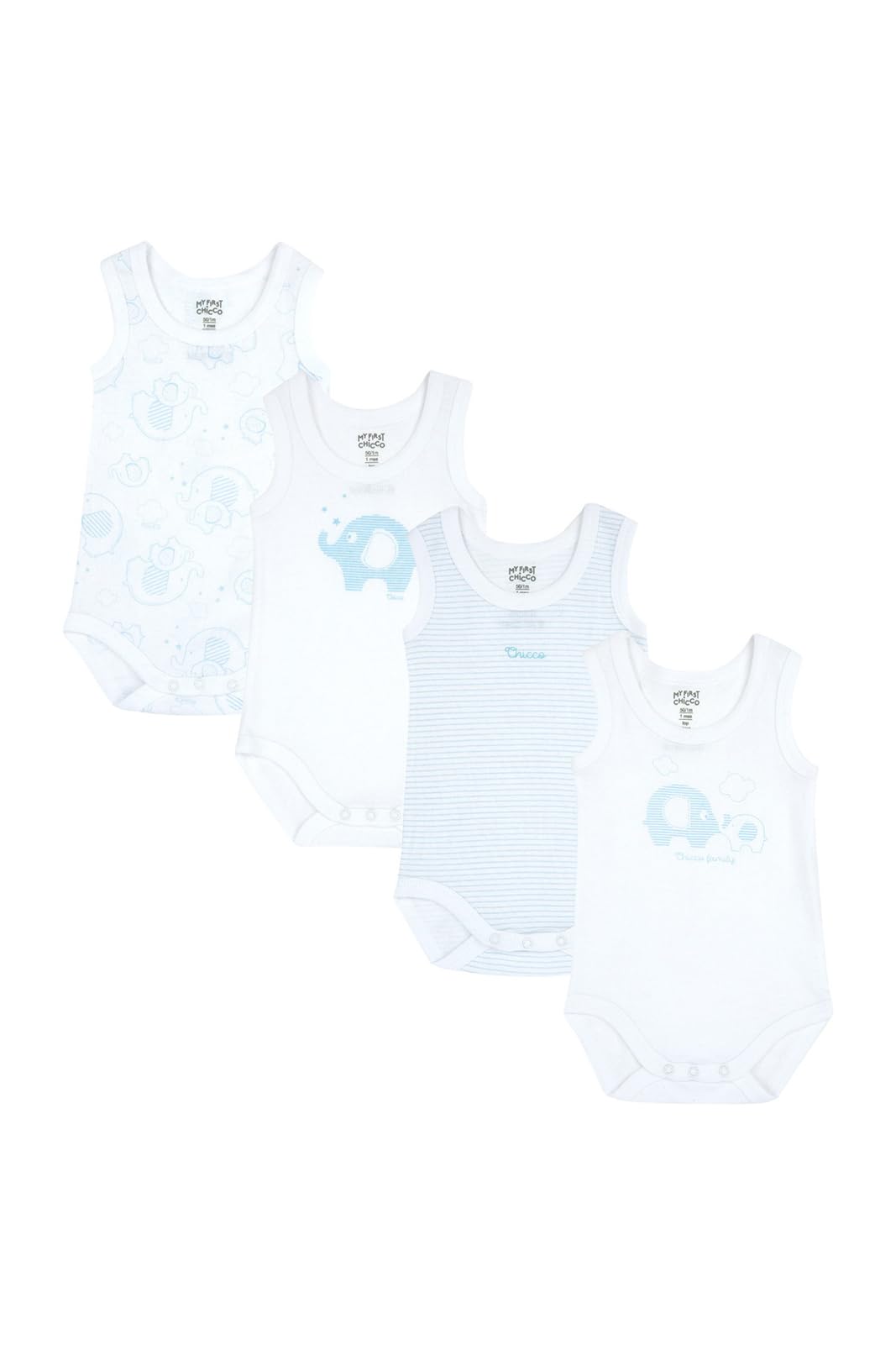 chicco-baby-bodys-rmellos-4er-set-100-baumwolle-0-3-monate image 7