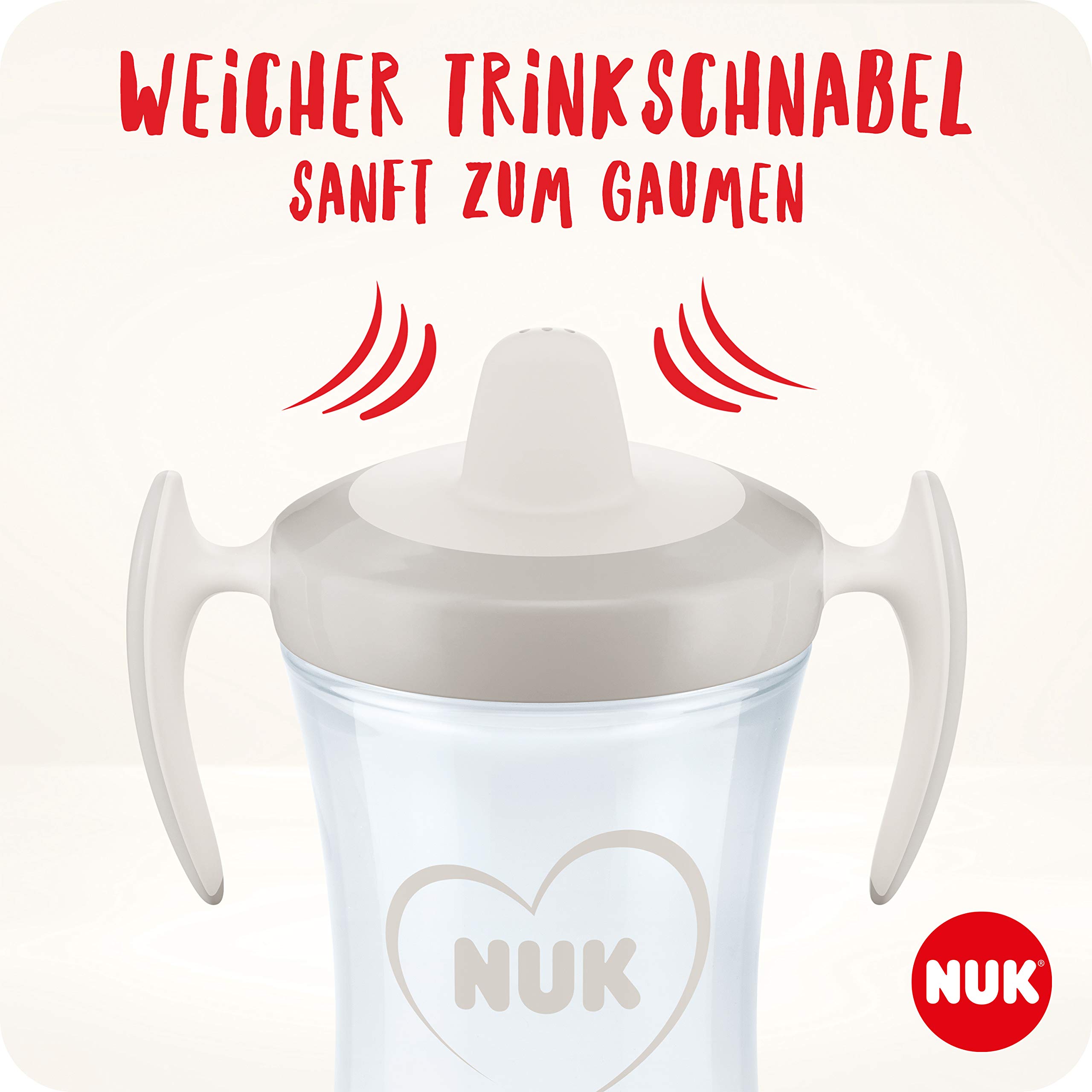 nuk-trainer-cup-trinklernbecher-230-ml-auslaufsichere-weiche-trinkt-lle-ab-6-mon image 2