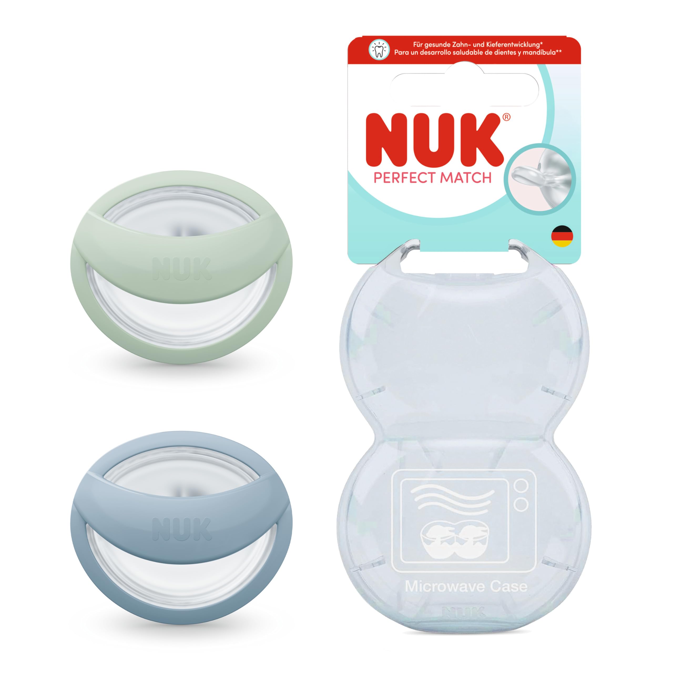 nuk-perfect-match-baby-schnuller-0-6-monate-stillfreundlicher-orthodontischer-sc image 1