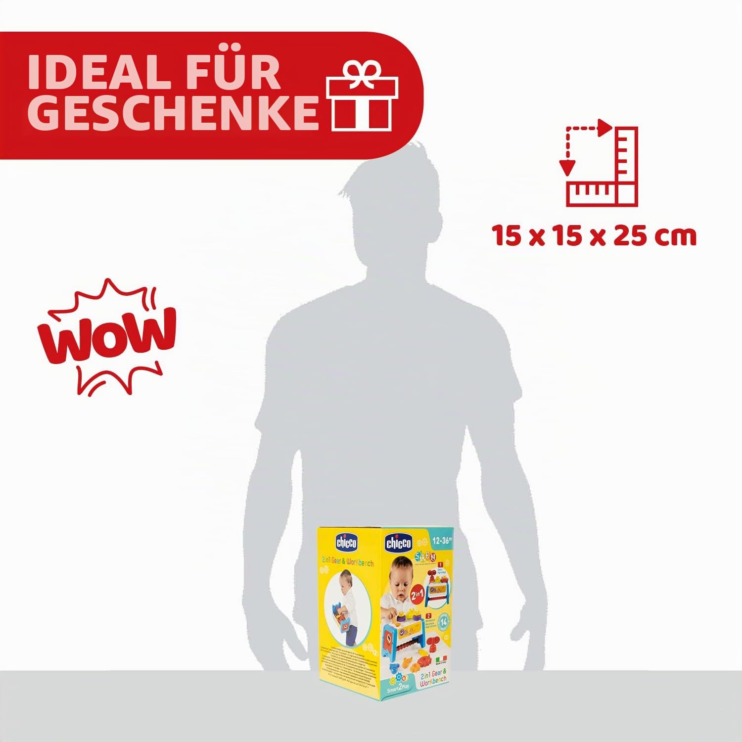 chicco-2in1-werkzeugkoffer-mehrfarbig-spielzeug-werkzeugset-f-r-kleinkinder image 8