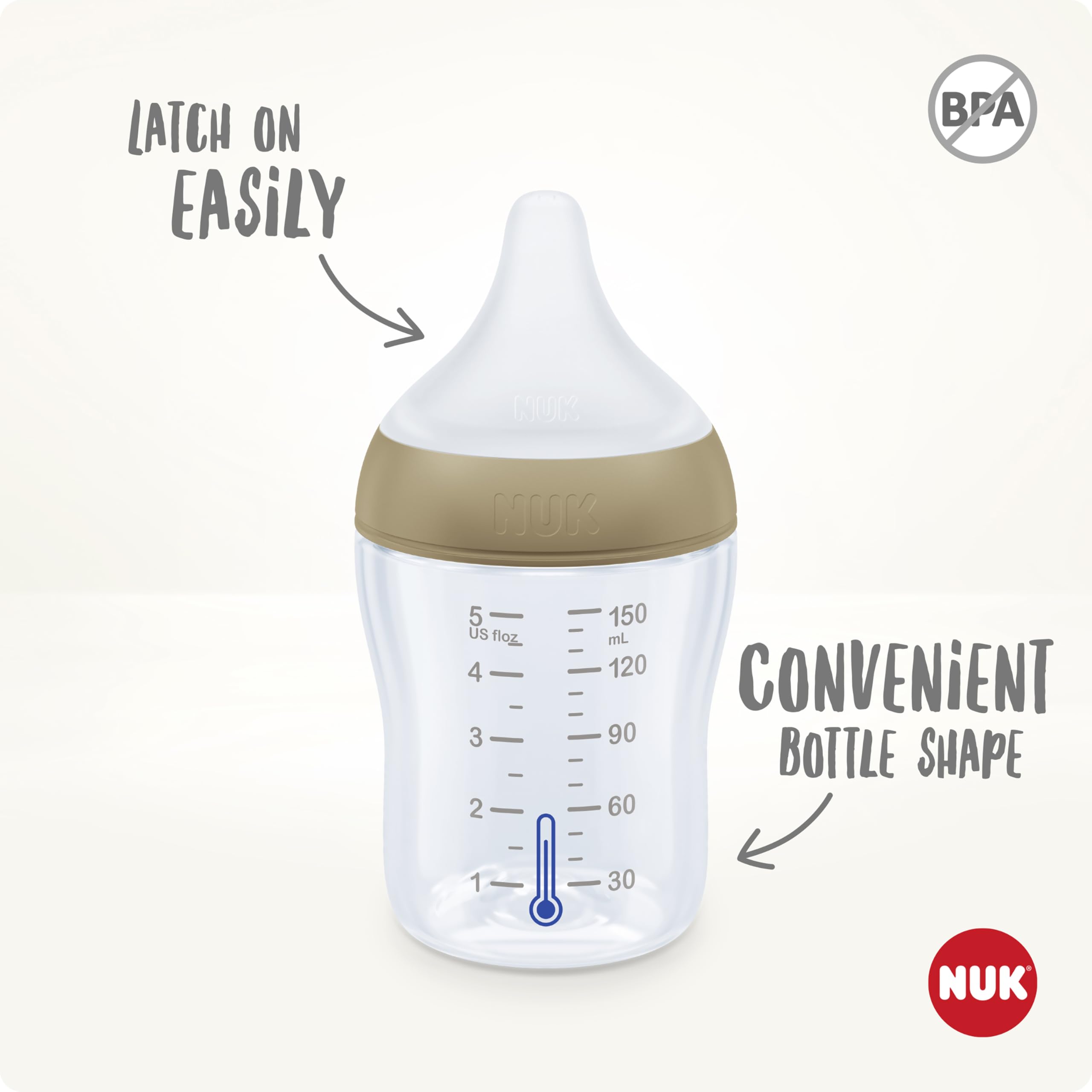 nuk-perfect-match-babyflasche-150-ml-silikon-small-regenbogen-ab-0-monate image 3