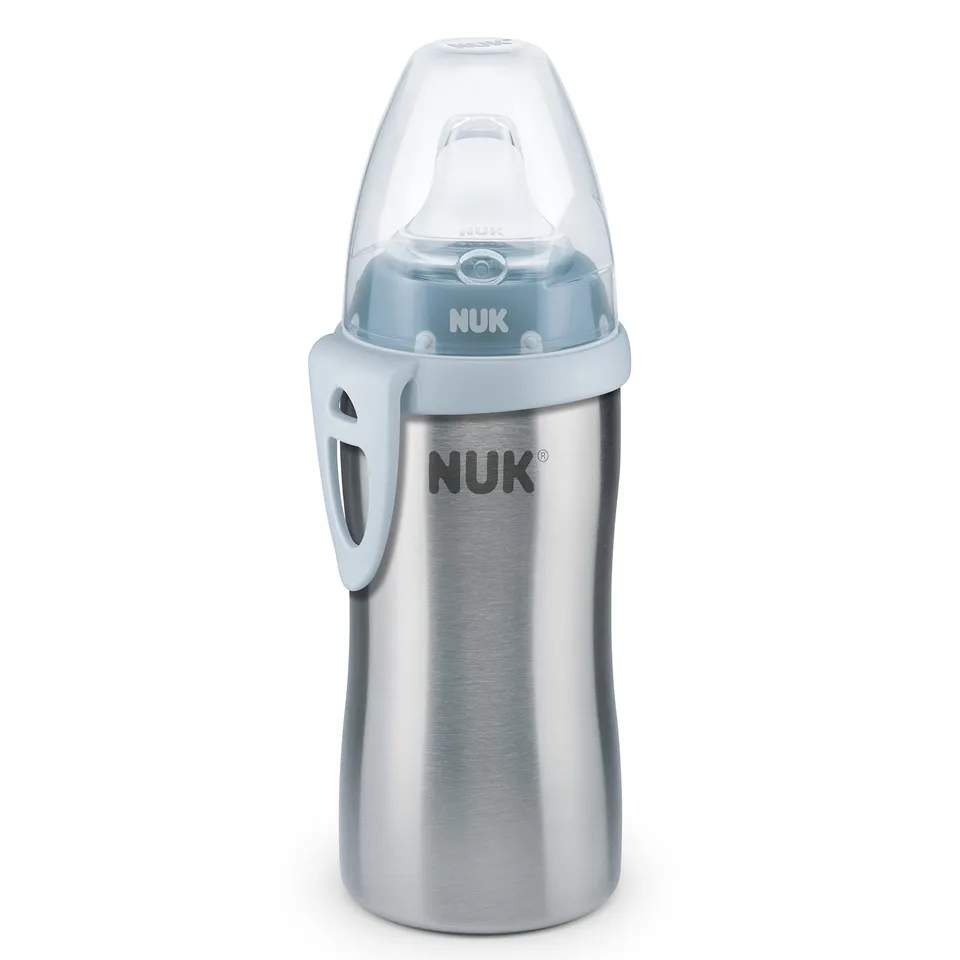 nuk-active-cup-trinklernflasche-aus-edelstahl-215-ml-ab-12-monaten-auslaufsicher-2 image 1