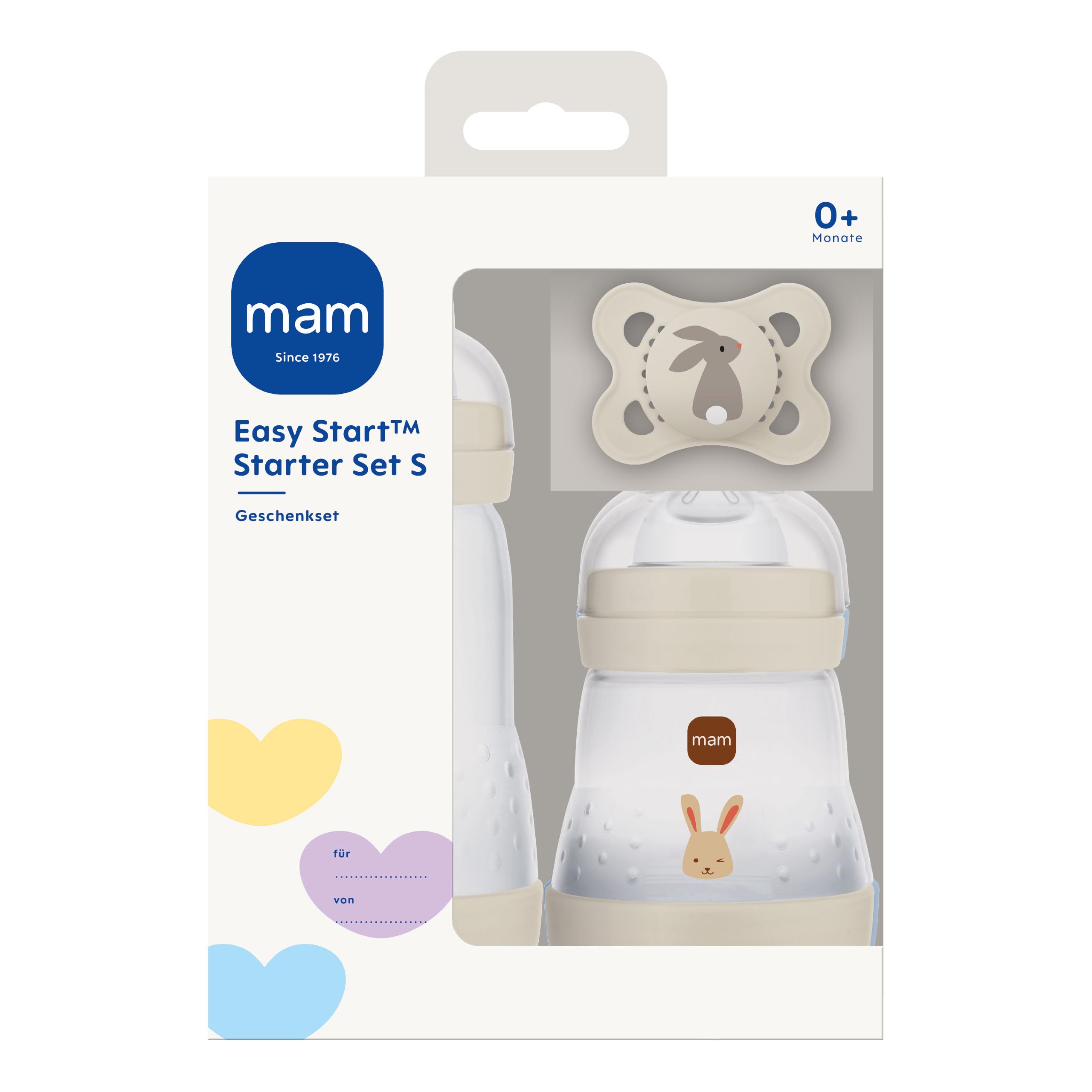 mam-easy-start-anti-colic-starter-set-s-0-monate-beige-2-flaschen-schnuller image 3