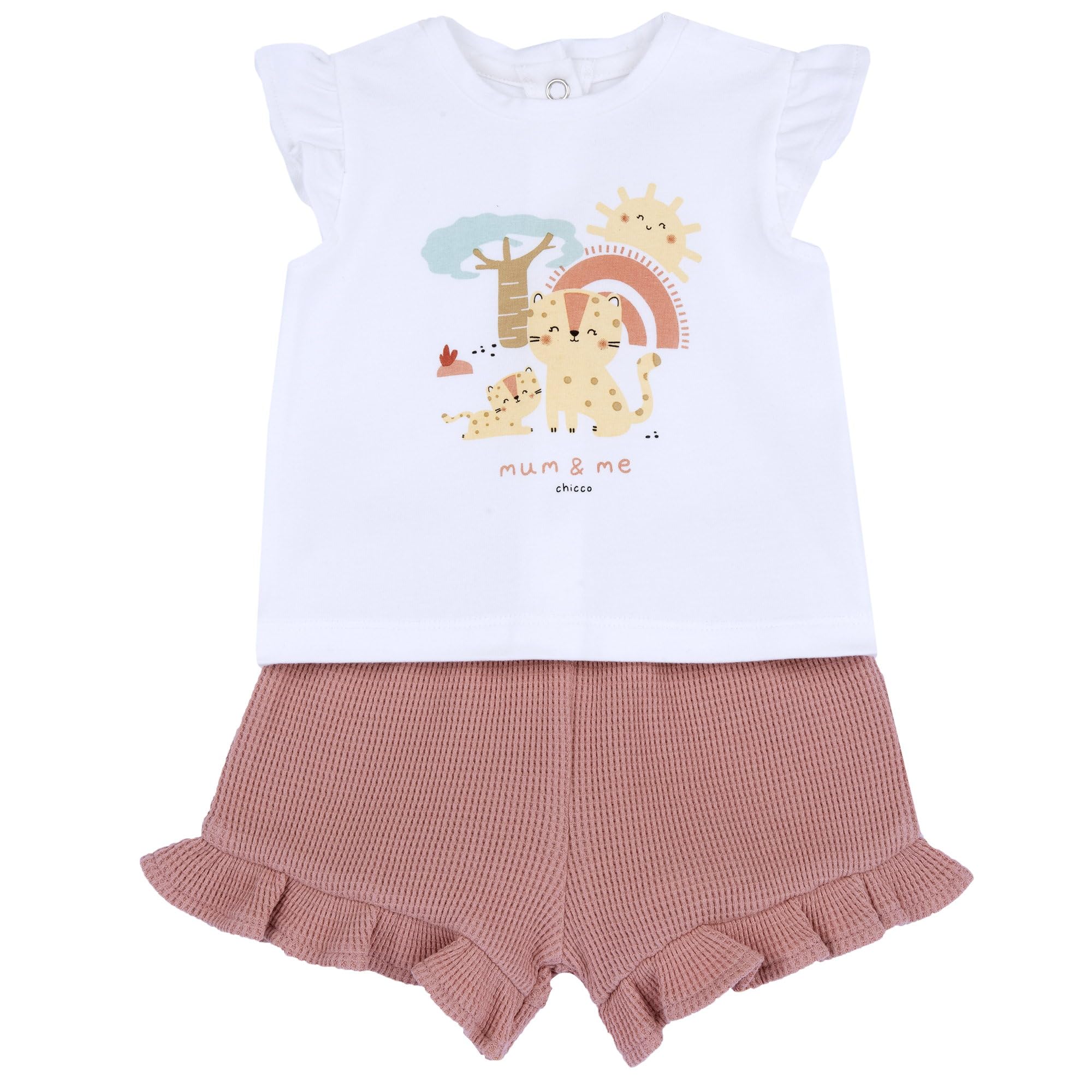 chicco-baby-m-dchen-set-mit-t-shirt-und-shorts-designed-in-italy image 7