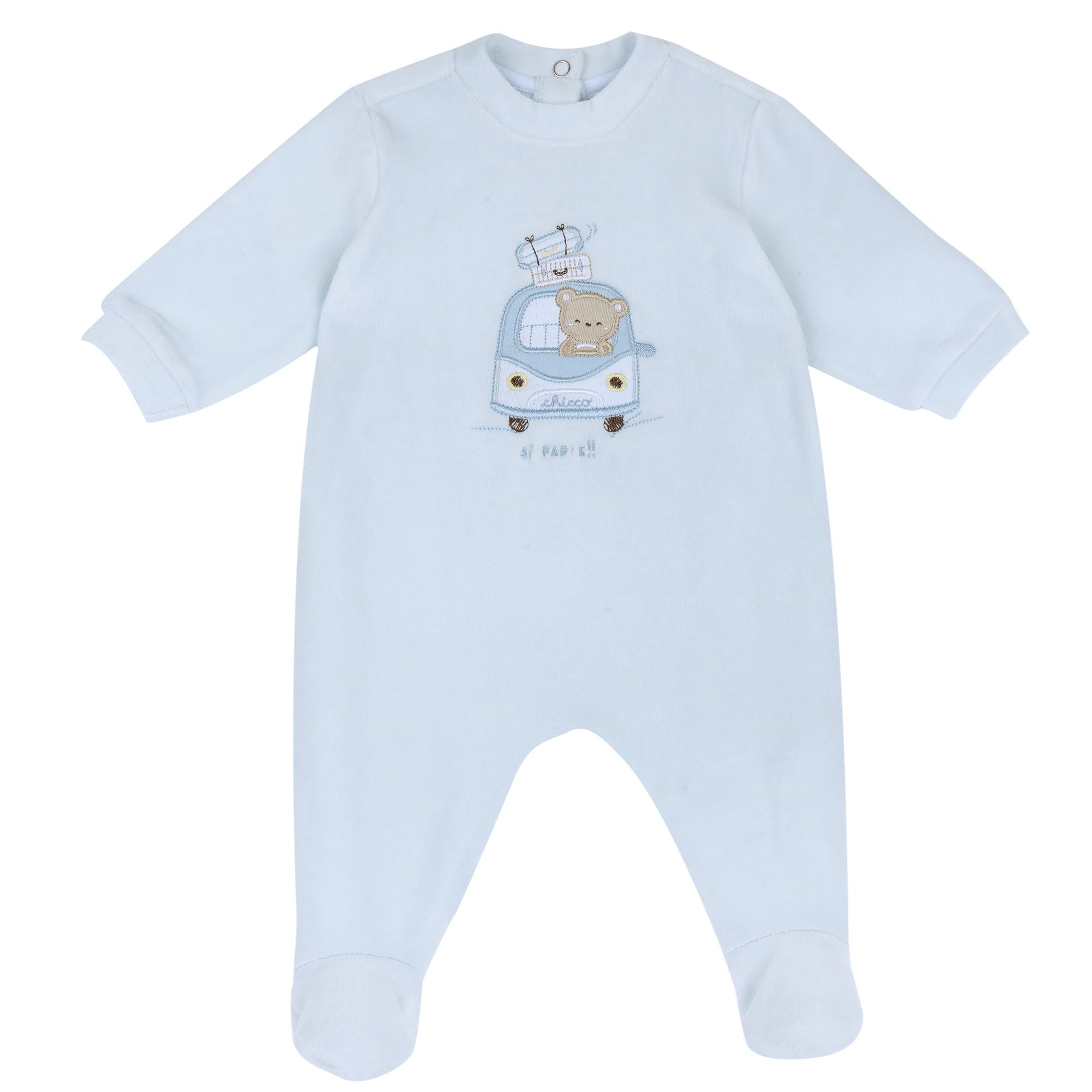 chicco-baby-strampler-aus-weichem-nickistoff-mit-praktischer-patt-ffnung-ideal-f image 1