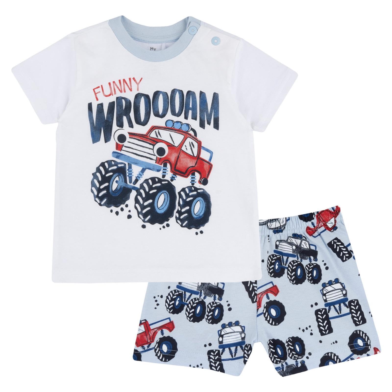 chicco-kurzer-pyjama-leichte-baumwolle-drache image 1