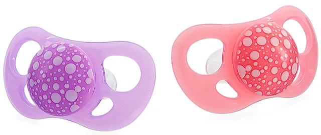 twistshake-baby-schnuller-6-monate-2er-pack-rosa-lavendel-silikon-bpa-frei image 1
