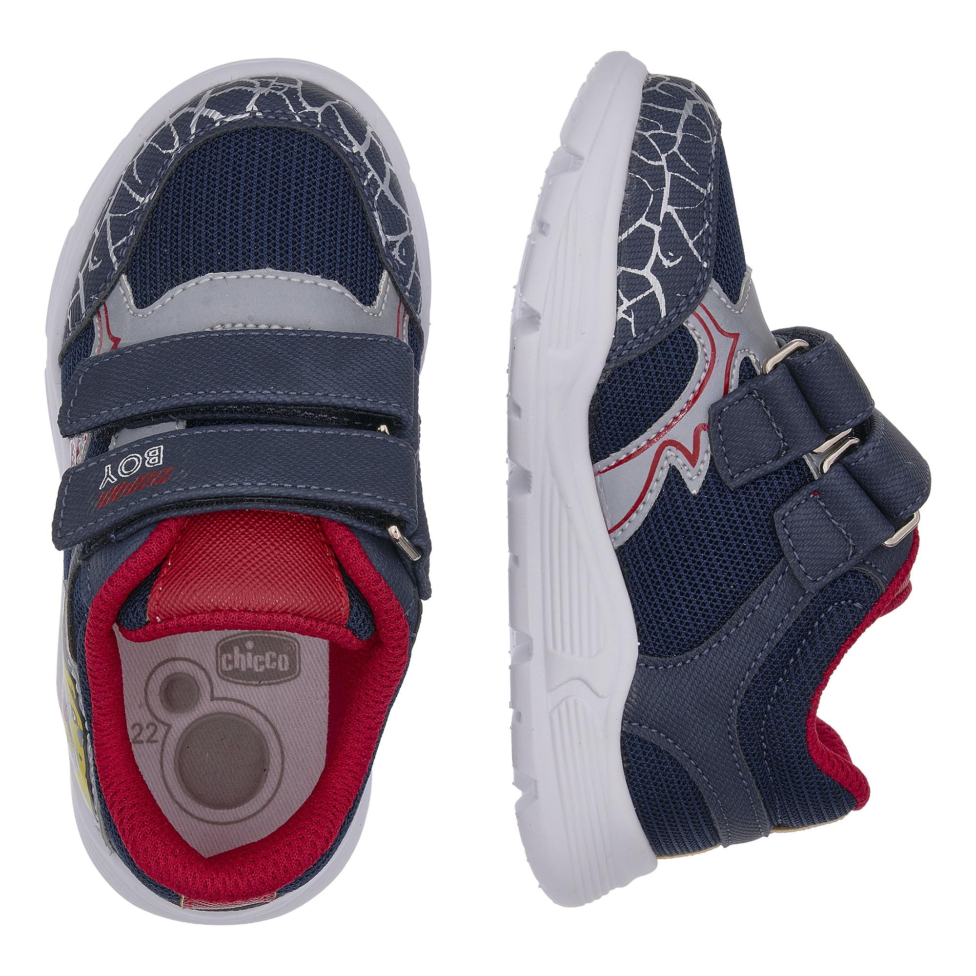 chicco-kinderschuhe-jungen-klett-sneaker-mit-doppel-klettverschluss-und-leichter image 2