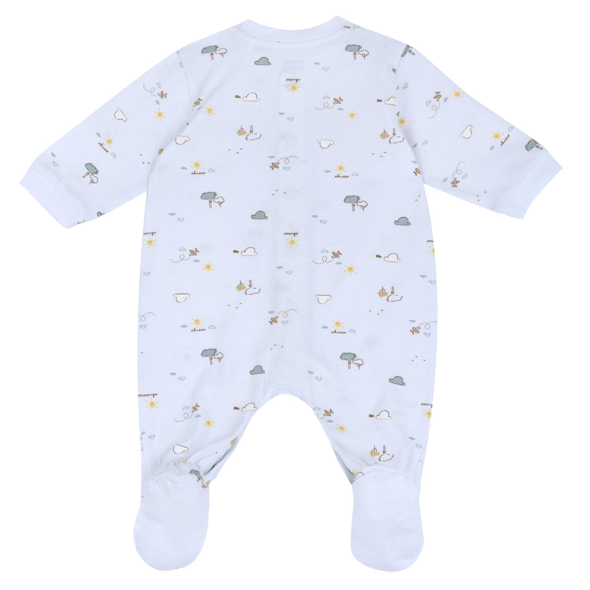 chicco-baby-strampler-aus-weicher-baumwolle-mit-praktischer-front-ffnung-fr-hlin image 2
