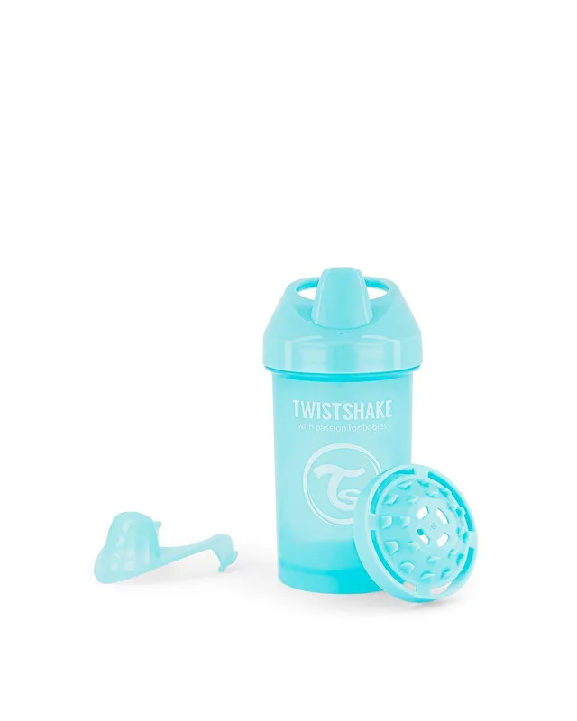 twistshake-crawler-cup-300-ml-trinklernbecher-blau-mit-harter-t-lle-fruchtmixer image 1