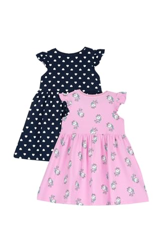 chicco-m-dchen-kleider-2er-set-sommerkleider-kurze-rmel-weicher-stoff-f-r-fr-hli image 7
